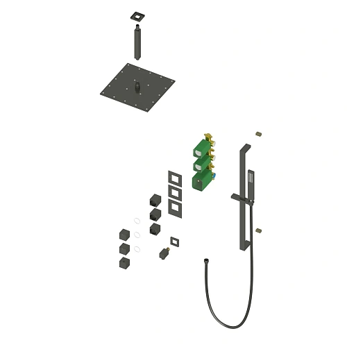 Душевая система Timo Selene SX-2229/03SM встраиваемая с термостатом черный Душевая система Timo Selene SX-2229/03SM встраиваемая с термостатом черный