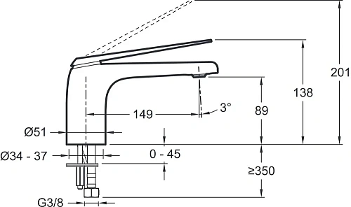 Смеситель для раковины Jacob Delafon Avid E97345-ND-CP Смеситель для раковины Jacob Delafon Avid E97345-ND-CP