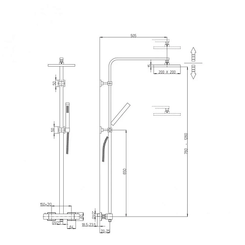 Смеситель для раковины Paini Cox Grip 7GPZ205O черный матовый Смеситель для раковины Paini Cox Grip 7GPZ205O черный матовый