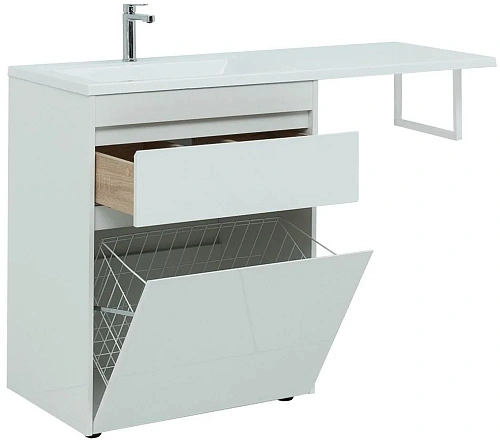 Тумба под раковину Aquanet Токио 68 белый (напольная, 1 ящик) 00239291 Тумба под раковину Aquanet Токио 68 белый (напольная, 1 ящик) 00239291