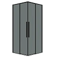 Душевой уголок GROSSMAN Galaxy 300.K33.01.8080.21.10 (80x80x195) квадрат,раздвижн,черн. мат,стекло тонированн Душевой уголок GROSSMAN Galaxy 300.K33.01.8080.21.10 (80x80x195) квадрат,раздвижн,черн. мат,стекло тонированн