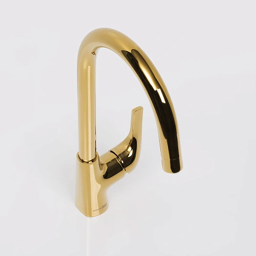 Смеситель для кухни WasserKRAFT Sauer 7107 золото Смеситель для кухни WasserKRAFT Sauer 7107 золото