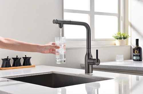 Смеситель для кухни Paulmark VIPER беретта Vi213105-GM Смеситель для кухни Paulmark VIPER беретта Vi213105-GM