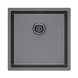 Кухонная мойка Paulmark LASSAN 44 UN LA44-GM, вороненая сталь, 440х440мм Кухонная мойка Paulmark LASSAN 44 UN LA44-GM, вороненая сталь, 440х440мм