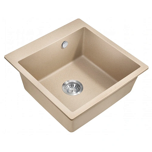 Кухонная мойка Milacio Murcia 51 Cuarzo (MC.77024), бежевый Кухонная мойка Milacio Murcia 51 Cuarzo (MC.77024), бежевый