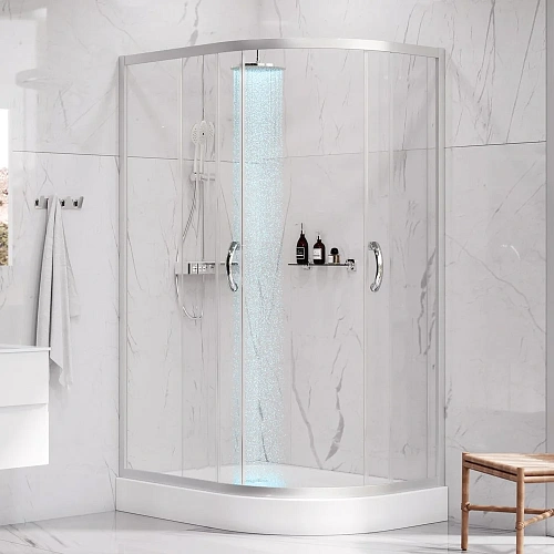 Душевой уголок AM.PM Bliss L W53G-302U120MT64 120x80 универсальные,профиль матовый Душевой уголок AM.PM Bliss L W53G-302U120MT64 120x80 универсальные,профиль матовый