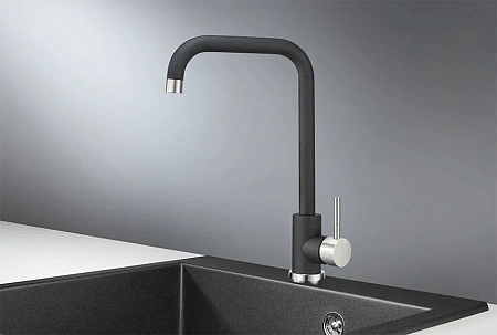 Смеситель для кухни GRANULA (ST-4033, ЧЁРНЫЙ) Смеситель для кухни GRANULA (ST-4033, ЧЁРНЫЙ)