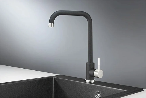 Смеситель для кухни GRANULA (ST-4033, ЧЁРНЫЙ) Смеситель для кухни GRANULA (ST-4033, ЧЁРНЫЙ)