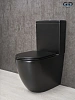 Унитаз напольный Gid Tn2188Bm 62250Y черный матовый 62.5x38.5x84 с крышкой микролифт