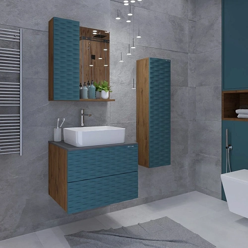 Зеркальный шкаф GROSSMAN АЛЬБА-65 см Лев. веллингтон/бриз 65x75 206502 Зеркальный шкаф GROSSMAN АЛЬБА-65 см Лев. веллингтон/бриз 65x75 206502