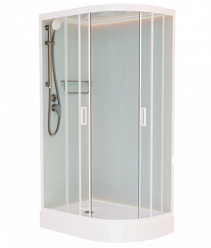 Душевая кабина Frank F412L White левосторонняя 120х80х200 см 412412 Душевая кабина Frank F412L White левосторонняя 120х80х200 см 412412