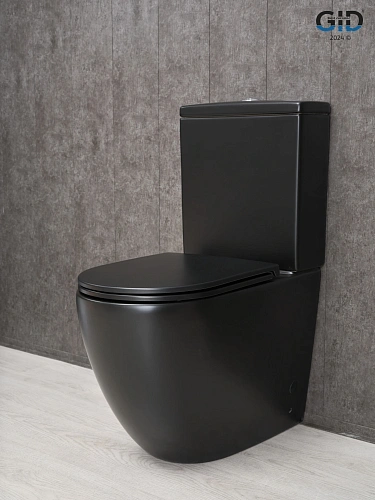 Унитаз напольный Gid Tn2188Bm 62250Y черный матовый 62.5x38.5x84 с крышкой микролифт Унитаз напольный Gid Tn2188Bm 62250Y черный матовый 62.5x38.5x84 с крышкой микролифт