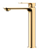 Картинка анонса товара «смеситель для раковины aquame monza aqm6314bg brushed gold»