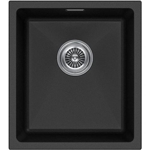 Кухонная мойка Paulmark LUMI 41UNI LU41-BL, черный, 410х460 Кухонная мойка Paulmark LUMI 41UNI LU41-BL, черный, 410х460