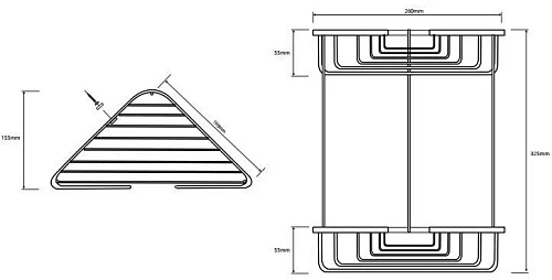 Полка Bemeta CYTRO 102308132 Полка Bemeta CYTRO 102308132