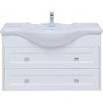 Тумба под раковину Aquanet Монте 105 белый матовый 00303999 Тумба под раковину Aquanet Монте 105 белый матовый 00303999