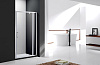 Картинка анонса товара «душевая дверь cezares molveno-ba-11-100+20-c-cr-iv 120см стекло прозрачное, профиль хром»