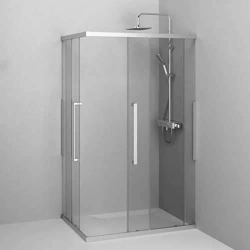 Душевой уголок AM.PM Func W84G-403-12090-MТ Slide 120х90, хром матовый, стекло прозрачное Душевой уголок AM.PM Func W84G-403-12090-MТ Slide 120х90, хром матовый, стекло прозрачное