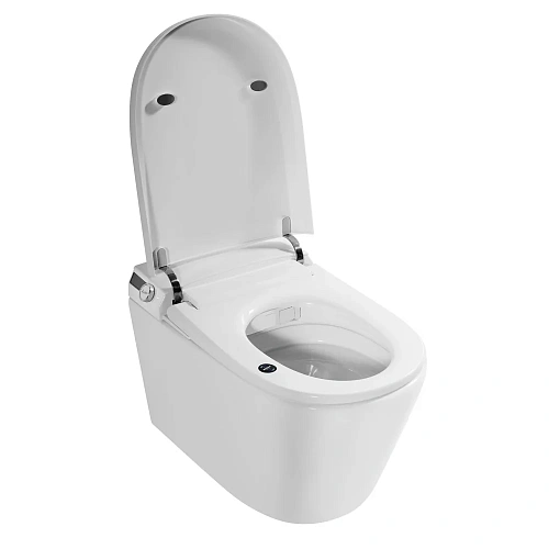 Комплект унитаза ABBER Bequem AC1119S белый электронный с функцией биде, с импульсным смывом с инсталляцией AC0101P Комплект унитаза ABBER Bequem AC1119S белый электронный с функцией биде, с импульсным смывом с инсталляцией AC0101P