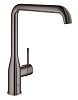 Картинка анонса товара «смеситель для кухни grohe essence new, l-излив, тёмный графит глянец (30269a00)»