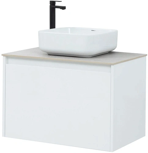 Тумба под раковину Aquanet Nova Lite 75 белый (1 ящик) 00242275 Тумба под раковину Aquanet Nova Lite 75 белый (1 ящик) 00242275