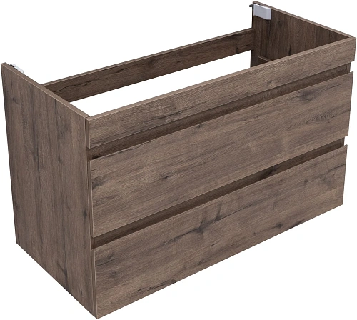 Тумба под раковину Aquanet Нота New 100 дуб веллингтон табак 00334194 подвесная Тумба под раковину Aquanet Нота New 100 дуб веллингтон табак 00334194 подвесная