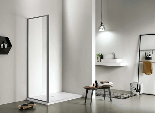 Боковая стенка Aquatek АРИЯ AQ ARI WA 10020GM 1000x2000, для комбинации с дверью, профиль оружейная сталь, стекло прозрачное Боковая стенка Aquatek АРИЯ AQ ARI WA 10020GM 1000x2000, для комбинации с дверью, профиль оружейная сталь, стекло прозрачное