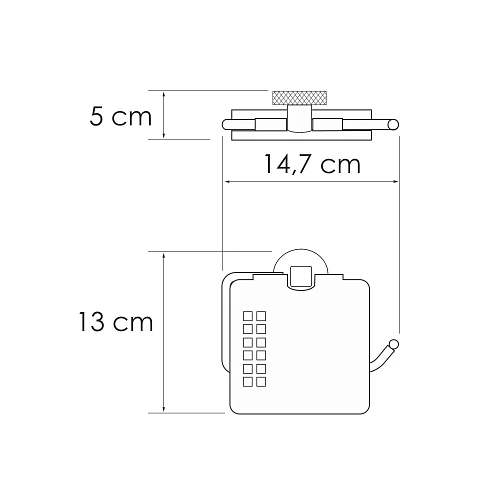 Держатель туалетной бумаги WasserKRAFT Mosel K-46625 хром Держатель туалетной бумаги WasserKRAFT Mosel K-46625 хром