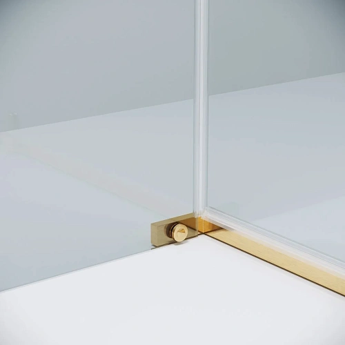 Боковая стенка GROSSMAN Pragma 200.K33.03.90.32.00 (90x195) золото сатин, стекло прозрачное Боковая стенка GROSSMAN Pragma 200.K33.03.90.32.00 (90x195) золото сатин, стекло прозрачное