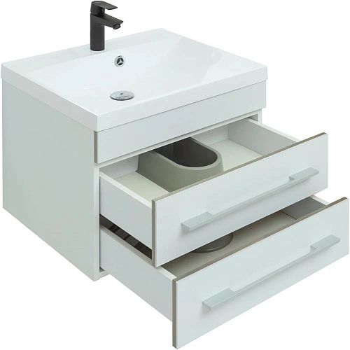 Тумба под раковину Aquanet Верона 58 New белый матовый 00272423 Тумба под раковину Aquanet Верона 58 New белый матовый 00272423