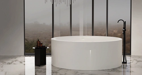 Ванна отдельностоящая Salini ISOLA 200x200 101111M из искусственого камня S-Sense Ванна отдельностоящая Salini ISOLA 200x200 101111M из искусственого камня S-Sense