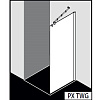 Картинка анонса товара «душевая перегородка kermi walk-in pasa px twf/g (800 mm) px twf/g 08020 vpk»