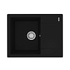 Кухонная мойка Lemark IMANDRA 640 врезная из кварцгранита, с крылом, антрацит 9910019 Кухонная мойка Lemark IMANDRA 640 врезная из кварцгранита, с крылом, антрацит 9910019