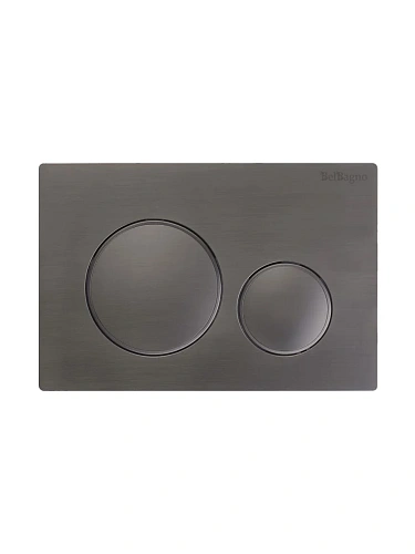 Клавиша смыва BelBagno BB-17C-GM оружейная сталь Клавиша смыва BelBagno BB-17C-GM оружейная сталь