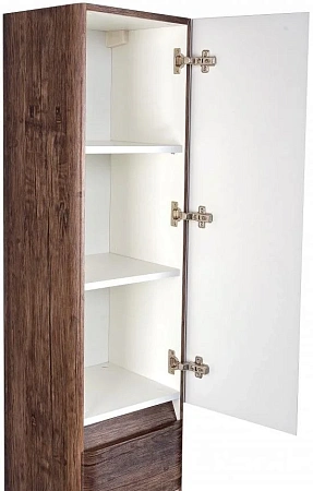 Шкаф-пенал Style Line Атлантика 35 с корзиной, Люкс старое дерево, PLUS ЛС-00000615 Шкаф-пенал Style Line Атлантика 35 с корзиной, Люкс старое дерево, PLUS ЛС-00000615