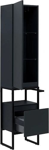 Шкаф-пенал Allen Brau Priority 40 1.31006.AM L антрацит матовый Шкаф-пенал Allen Brau Priority 40 1.31006.AM L антрацит матовый