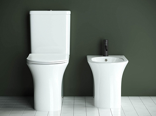 Чаша напольного унитаза Ceramica Nova STAR Rimless CN1904-B белый с сиденьем Чаша напольного унитаза Ceramica Nova STAR Rimless CN1904-B белый с сиденьем