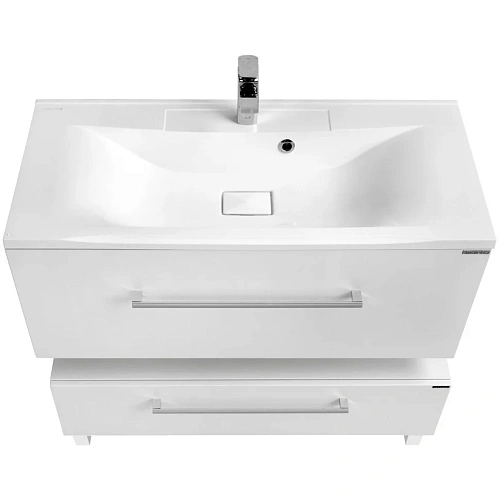 Тумба с раковиной Aquaton Мадрид 100 М белый 1A1269K0MA010 Тумба с раковиной Aquaton Мадрид 100 М белый 1A1269K0MA010