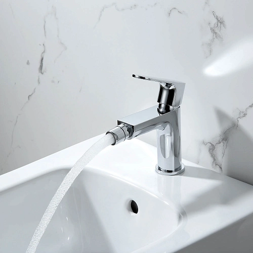 Смеситель для биде Aquatek АЛЬФА AQ1918CR без донного клапана Смеситель для биде Aquatek АЛЬФА AQ1918CR без донного клапана