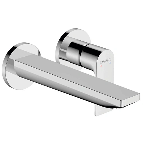 Смеситель для раковины Hansgrohe Rebris E, скрытого монтажа, настенный, с изливом 19.5 см 72568000, Смеситель для раковины Hansgrohe Rebris E, скрытого монтажа, настенный, с изливом 19.5 см 72568000,