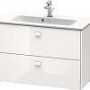 Тумба под раковину Duravit Brioso BR411102222 подвесная 82 см белый глянцевый Тумба под раковину Duravit Brioso BR411102222 подвесная 82 см белый глянцевый
