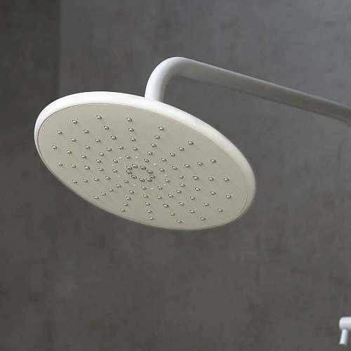 Душевая система Lemark Bronx LM3762MW с регулируемой высотой штанги, белый/матовый Душевая система Lemark Bronx LM3762MW с регулируемой высотой штанги, белый/матовый