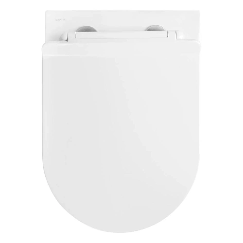 Унитаз подвесной Aquatek АЛЬФА 520 x 370 x 330 мм, тонкое сиденье с механизмом плавного закрывания Унитаз подвесной Aquatek АЛЬФА 520 x 370 x 330 мм, тонкое сиденье с механизмом плавного закрывания
