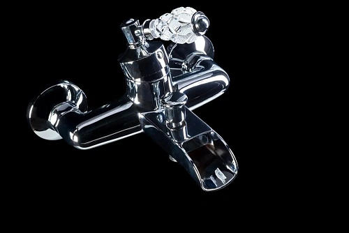 Смеситель для ванны Boheme VOGUE CRYSTAL хром (одноручковый) 223-CRST Смеситель для ванны Boheme VOGUE CRYSTAL хром (одноручковый) 223-CRST