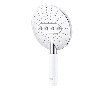 Душевая лейка WasserKRAFT A059 3-функциональная белый/хром
