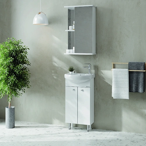 Тумба под раковину Onika Азов 40 см 104012 напольная, белая, разборная (для Азов 40) Тумба под раковину Onika Азов 40 см 104012 напольная, белая, разборная (для Азов 40)