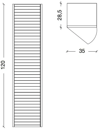 Шкаф-пенал Armadi Art Linea 845-WCR белый+хром без ножек Шкаф-пенал Armadi Art Linea 845-WCR белый+хром без ножек