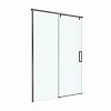 Душевая дверь BelBagno SOFT_CLOSE-1-BF-1-140-C-GM 140 см, профиль оружейная сталь, стекло прозрачное