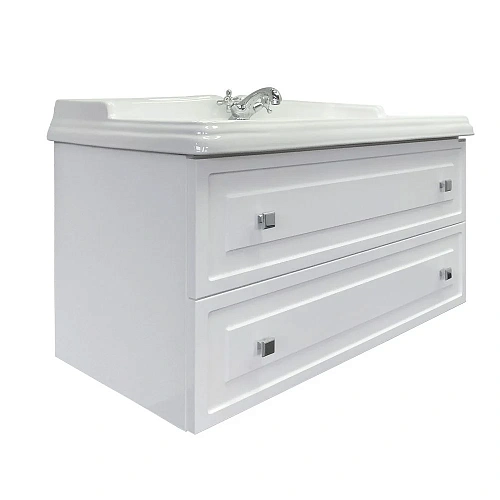 Тумба с раковиной Comforty Феррара-100 00-00020308 белая раковина Comforty 3310 Тумба с раковиной Comforty Феррара-100 00-00020308 белая раковина Comforty 3310