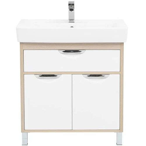 Комплект мебели Aquanet Гретта 80 New светлый дуб (1 ящик, 2 дверцы) 00239432 Комплект мебели Aquanet Гретта 80 New светлый дуб (1 ящик, 2 дверцы) 00239432